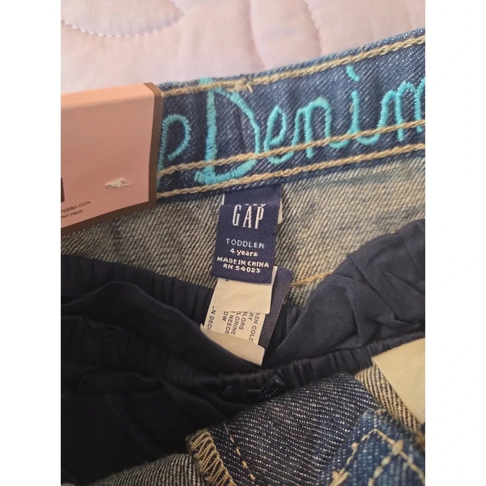 Girl's Baby Gap Denim Ruffle Hem Skirt 4T NWT